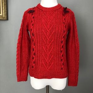 Red sweater, size: S